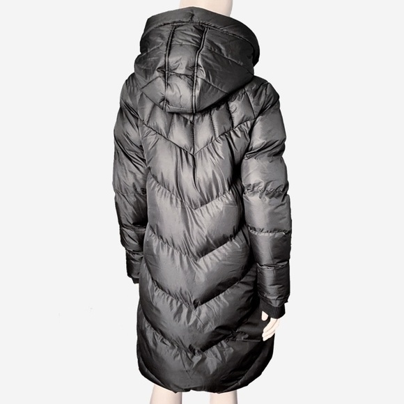 New Saint Sinner Black Puffer Coat Sz L 